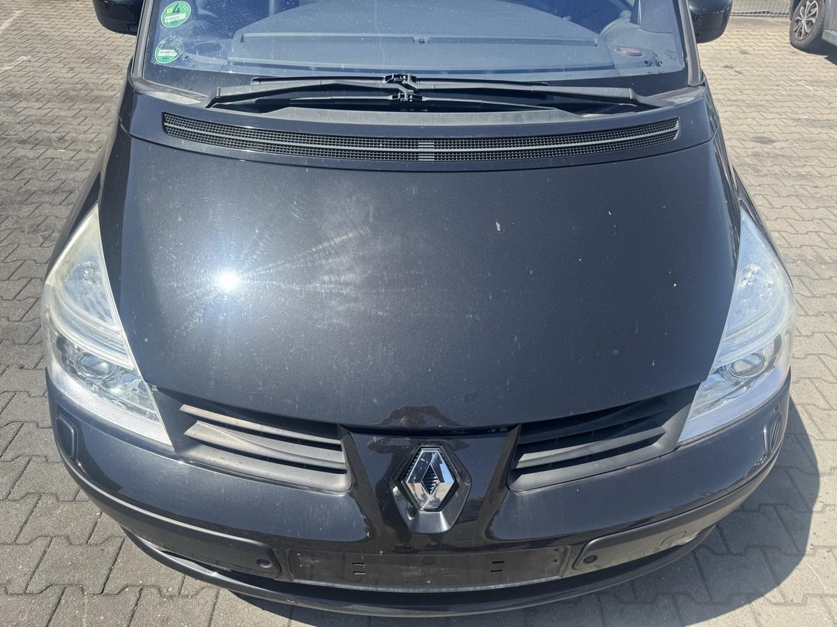 Renault Espace 4 original Motorhaube NV676 Schwarz Phase 3 Bj.2011